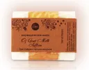 Аюрведическое мыло Одж Шафран с козьим молоком 80 гр (Oj Goat milk Saffron). 