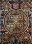 Постер Мандала 5 кругов (30 x 40 см).