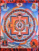 Постер Мандала Авалокитешвары (30 x 37 см).