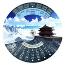 Календарь вращающийся пластиковый "Храм" на 2010-2060 гг, 14,4 см.