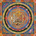 Постер на пластике Мандала 1, 30 x 30 см. 