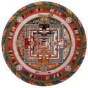 Постер на пластике Мандала 6, 30 x 30 см. 