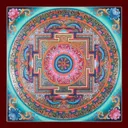 Постер на пластике Мандала 15, 30 x 30 см. 
