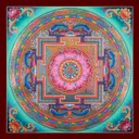 Постер на пластике Мандала 18, 30 x 30 см. 