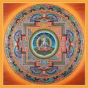 Постер на пластике Мандала 21, 30 x 30 см. 