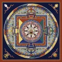 Постер на пластике Мандала 24, 30 x 30 см. 