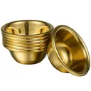 Чаши для подношений золотистые (набор из 7 шт.), 5 см. 