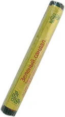Благовоние Зеленый сандал (Sandal-wood Tibetan Incense), ~19 палочек по 14.5 см.