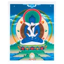 Тханка печатная на холсте Самантабхадра (Кунту Сангпо) (35 х 44,5 см).