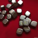 Руны из крупного гематита. 