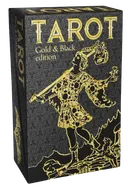 Подарочный набор. Таро Уэйта ЗОЛОТО НА ЧЕРНОМ на английском языке (SP12EX). Gold & Black Tarot. 