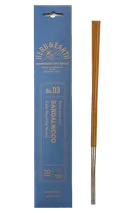 Благовоние на бамбуковой основе HERB & EARTH Sandalwood САНДАЛ, 20 палочек по 18 см. 