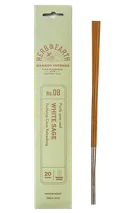 Благовоние на бамбуковой основе HERB & EARTH White Sage БЕЛЫЙ ШАЛФЕЙ, 20 палочек по 18 см. 
