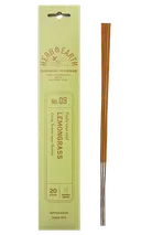 Благовоние на бамбуковой основе HERB & EARTH Лемонграсс, 20 палочек по 18 см. 