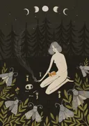 Открытка Ритуал, 10,4 х 14,8 см.