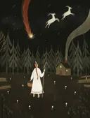 Открытка Комета, 10,4 х 14,8 см.