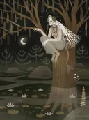 Открытка Кикимора, 10,4 х 14,8 см.