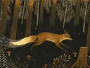 Открытка Огненная лиса, 10,4 х 14,8 см. 