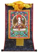 Тханка Белая Тара (печатная, 54 х 82 см). 