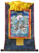 Тханка Зеленая Тара (печатная, 54 х 82 см). 