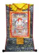 Тханка Белая Тара (печатная, 43 х 68 см). 