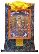 Тханка Манджушри (печатная, ~55 х 81 см). 