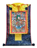 Тханка Гуру Падмасамбхава (печатная, тханка 39,5 х 62 см, изображение 20,5 х 30 см). 