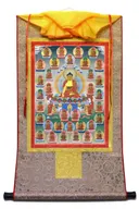 Тханка 35 Будд Покаяния (печатная, 51 х 83 см). 
